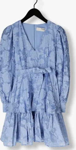 SELECTED FEMME e mini jurk slfcalli-sadie ls short v-neck dress ff><noscript><img width=
