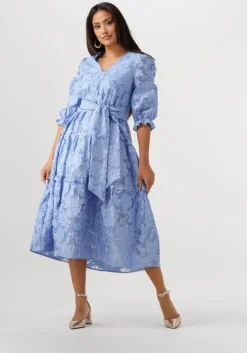 SELECTED FEMME e midi jurk slfsadie 3/4 midi dress>DAMES Jurken