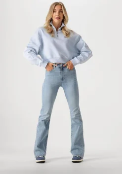 lichtblauwe tommy jeans flared jeans sylvia hgh flr ch0214
