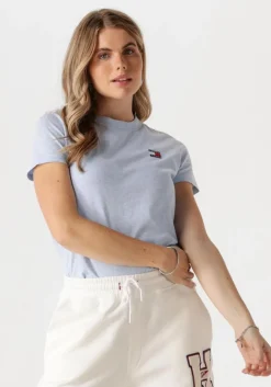 TOMMY JEANS e t-shirt tjw reg badge tee>DAMES Tops & T-Shirts