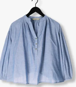 lichtblauwe vanessa bruno blouses nipoa