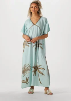 lichtblauwe wild maxi jurk annie