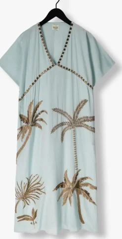 lichtblauwe wild maxi jurk annie