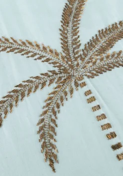 lichtblauwe wild maxi jurk annie