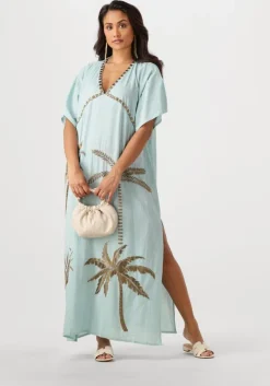 lichtblauwe wild maxi jurk annie