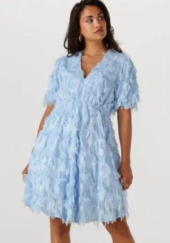 lichtblauwe y.a.s. mini jurk yaspazylla dress