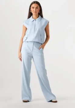 lichtblauwe ydence gilet gilet danielle