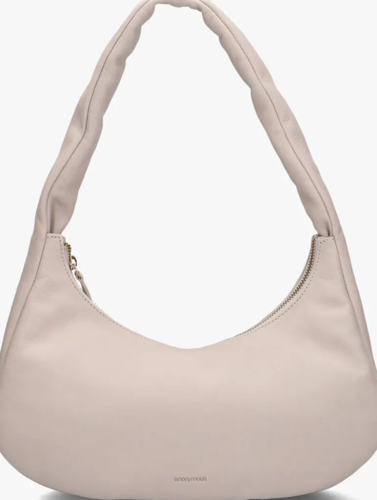 ANONYMOUS COPENHAGEN lichtgrijze schoudertas shane grand pillow bag>DAMES Schoudertassen