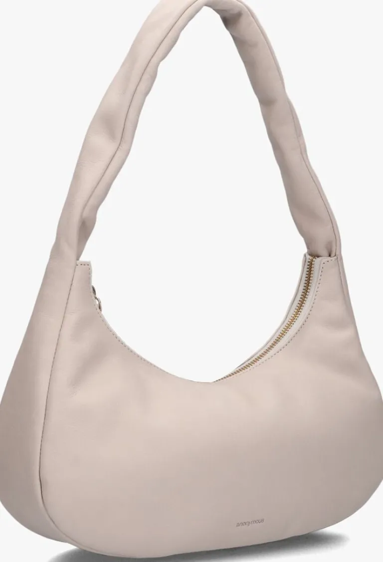 ANONYMOUS COPENHAGEN lichtgrijze schoudertas shane grand pillow bag>DAMES Schoudertassen