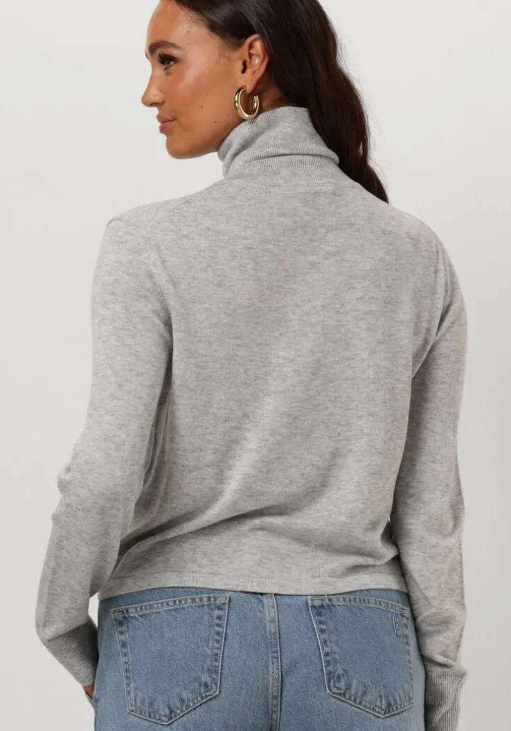 lichtgrijze another label trui milla knitted pull