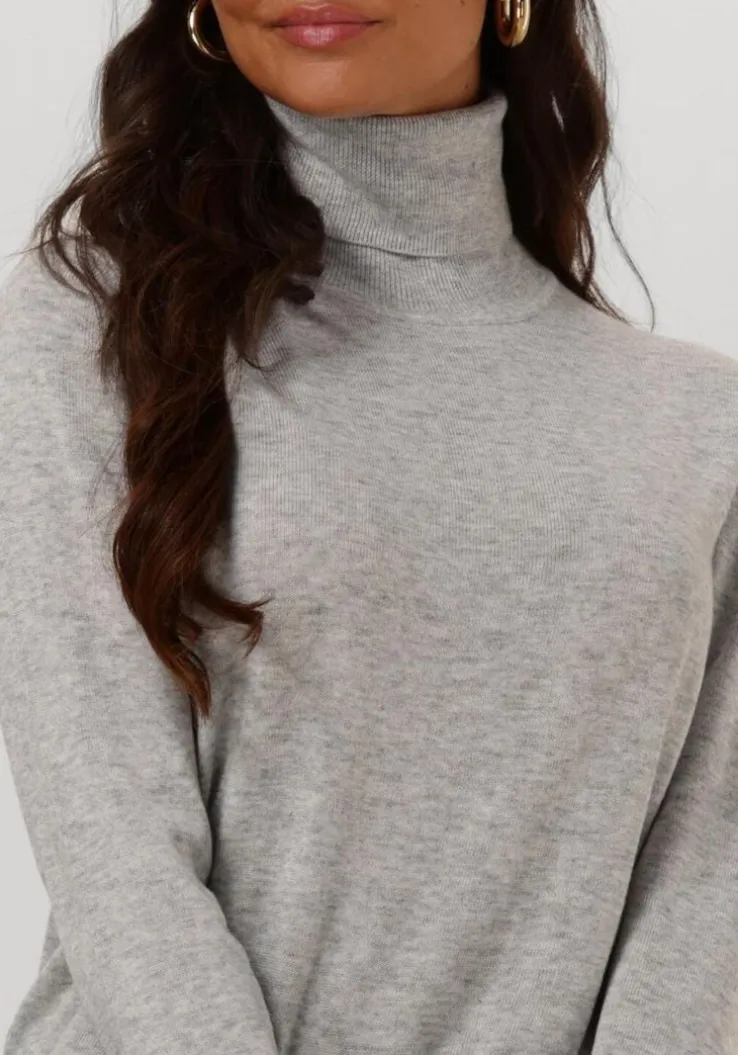 lichtgrijze another label trui milla knitted pull