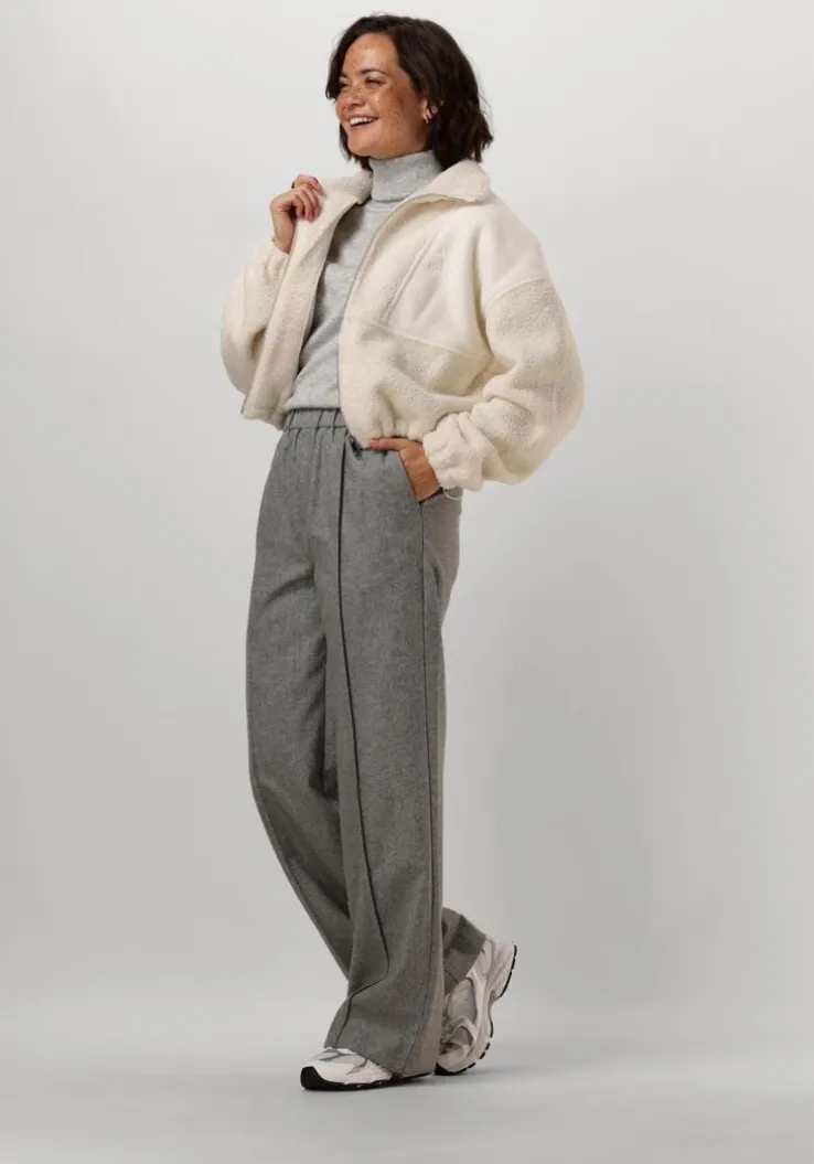 lichtgrijze another label trui milla knitted pull