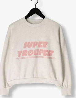 lichtgrijze by-bar sweater bibi trouper sweater