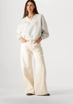 BY-BAR lichtgrijze sweater momo sweater>DAMES Truien & Vesten