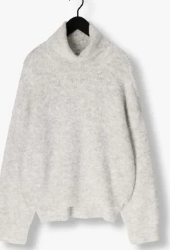 CIRCLE OF TRUST lichtgrijze coltrui pip knit><noscript><img width=