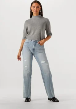 CIRCLE OF TRUST lichtgrijze tops & t-shirts jackie top>DAMES Tops & T-Shirts