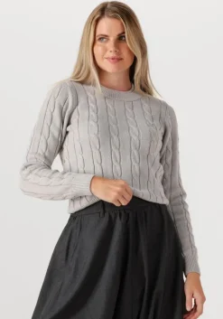 COPENHAGEN MUSE lichtgrijze trui cmkotom-pullover>DAMES Truien & Vesten