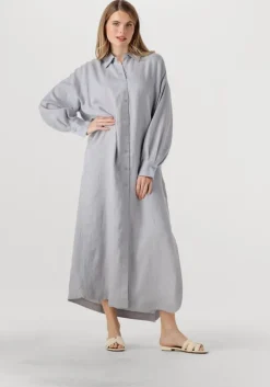 DRYKORN lichtgrijze maxi jurk dravena>DAMES Jurken