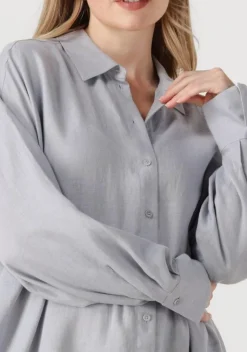 DRYKORN lichtgrijze maxi jurk dravena><noscript><img width=