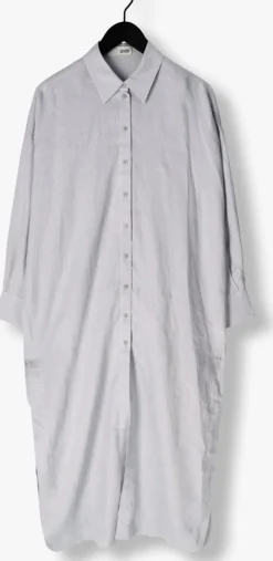 DRYKORN lichtgrijze maxi jurk dravena><noscript><img width=