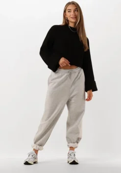 lichtgrijze edited joggingbroek una sweatpants