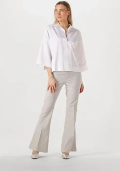 lichtgrijze gestuz flared broek dagnygz hw pants