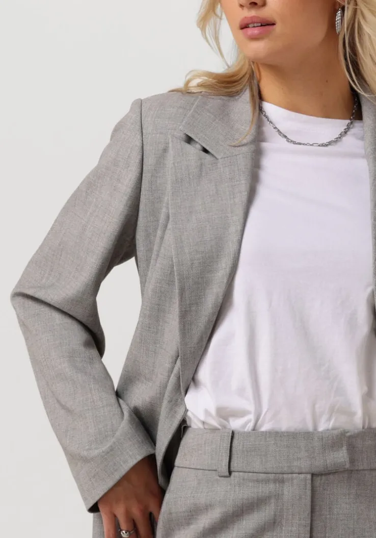 lichtgrijze modström blazer heartmd blazer