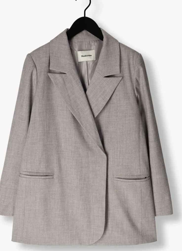 lichtgrijze modström blazer heartmd blazer
