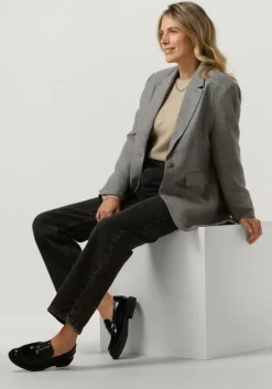 NEO NOIR lichtgrijze blazer gaby structure blazer><noscript><img width=