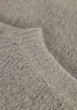 lichtgrijze notre-v trui nv-entia