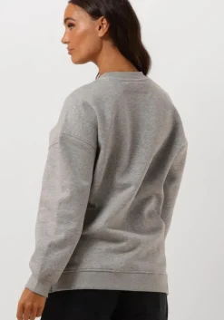 SELECTED FEMME lichtgrijze sweater slfgia yrsa ls crew neck sweat><noscript><img width=