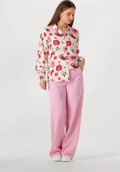POM AMSTERDAM pantalon wide leg rose><noscript><img width=