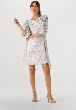 SELECTED FEMME mini jurk slfdemmi-siv ss wrap dress>DAMES Jurken