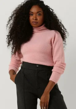 lichtroze vanilia trui prosecco turtle neck