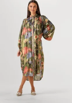 MES DEMOISELLES midi jurk bloom>DAMES Jurken