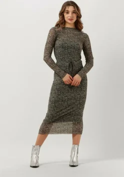 CATWALK JUNKIE midi jurk dr moss flowers mesh>DAMES Jurken