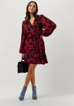 ALIX THE LABEL mini jurk ladies woven floral dress with smocked waist><noscript><img width=