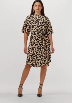 multi another label mini jurk denice animal dress s/s
