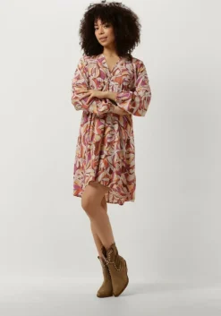 CATWALK JUNKIE mini jurk v-neck dress with straps detail>DAMES Jurken