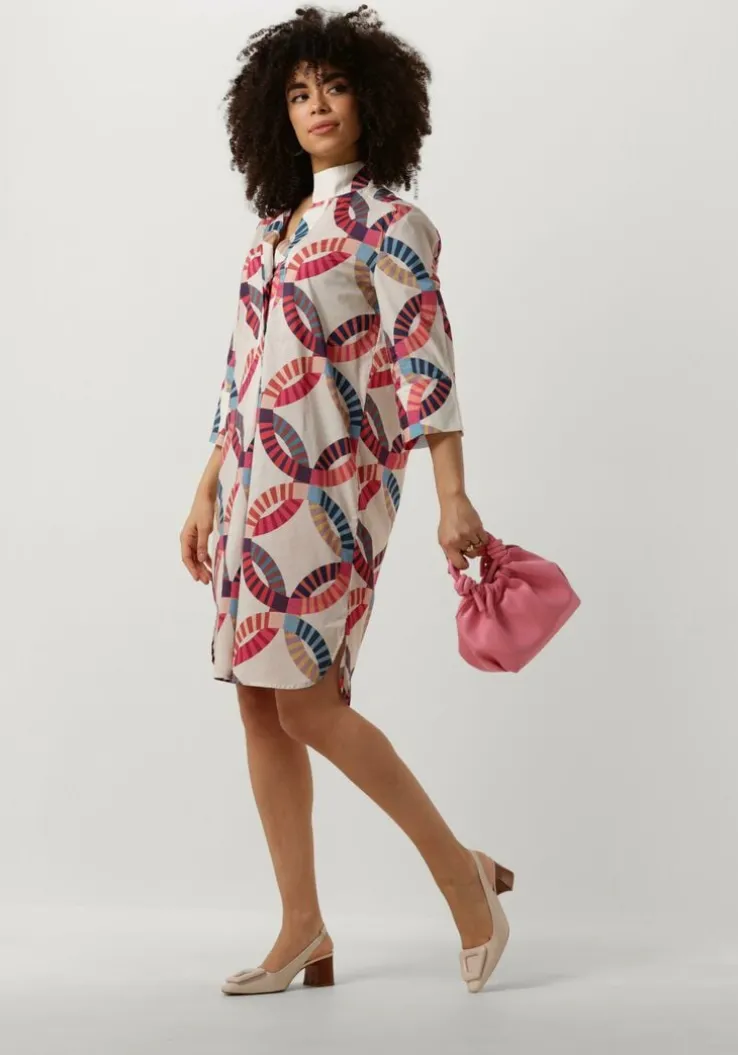 multi dea kudibal mini jurk kamille