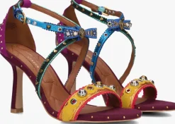 KURT GEIGER LONDON sandalen met hak mini bow eyelet>DAMES Sandalen