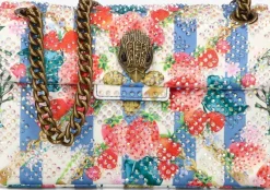 multi kurt geiger london schoudertas fabric mini kensington