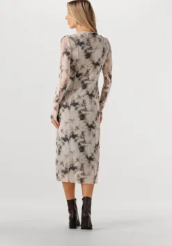 multi modström midi jurk petrinamd print dress