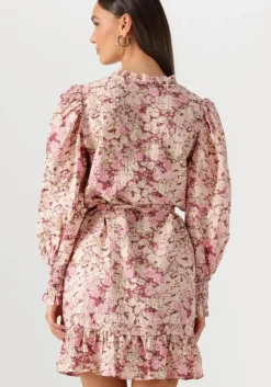 multi modström mini jurk meilamd print ls dress