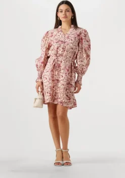 multi modström mini jurk meilamd print ls dress