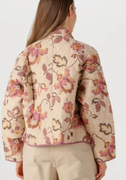 multi neo noir jack hema floral trail quilt jacket