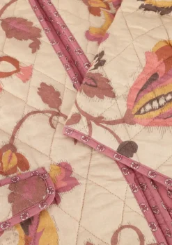 multi neo noir jack hema floral trail quilt jacket