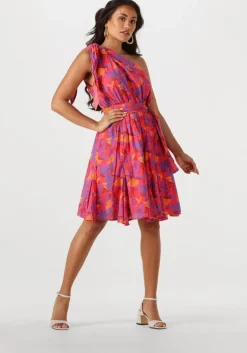 multi notre-v mini jurk nv-flora