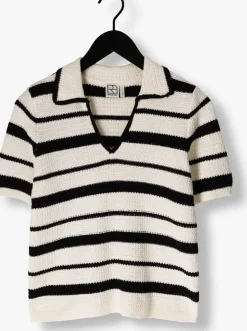 ROUGE EDIT t-shirt rouagnes ss v-neck knit top><noscript><img width=