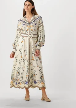 multi scarlett poppies maxi jurk flora danica long dress